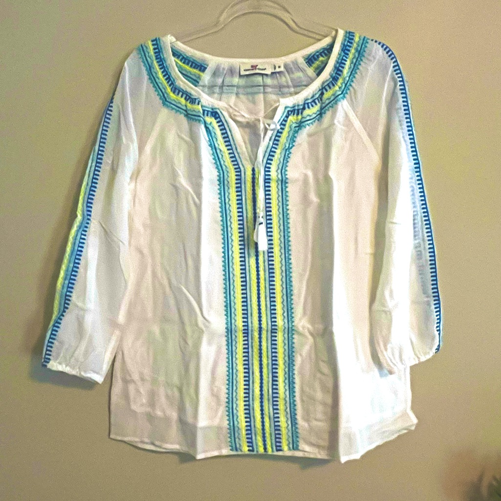 Vineyard Vines  Med  Cotton  Silk